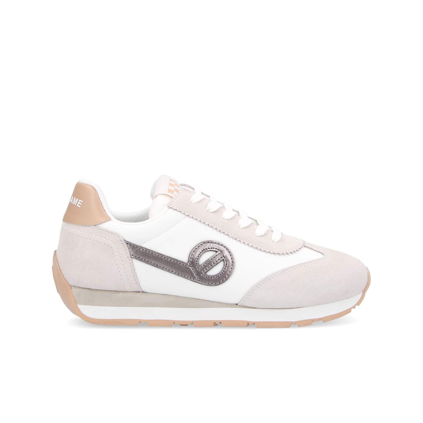 CITY RUN JOGGER - SUEDE/NYL/METAL - WHITE/ANTIK